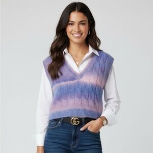 F&P Multi Colour V-Neck Knit Sweater Vest
